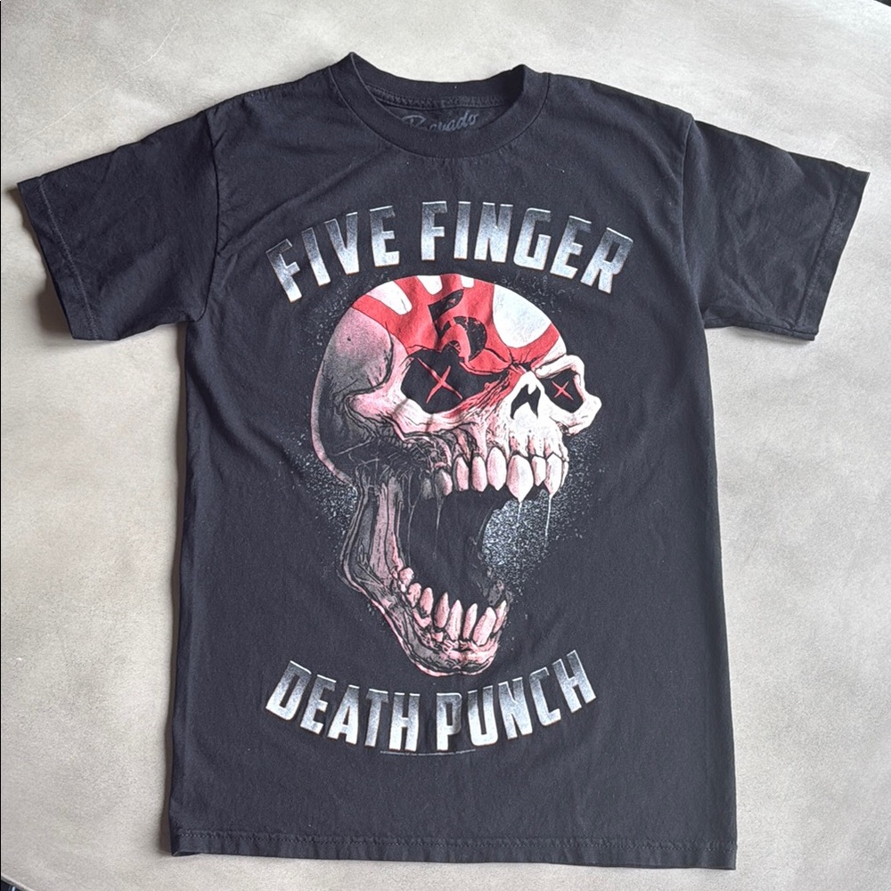 Bravado Black Five Finger Death Punch Short Sleeve Tee